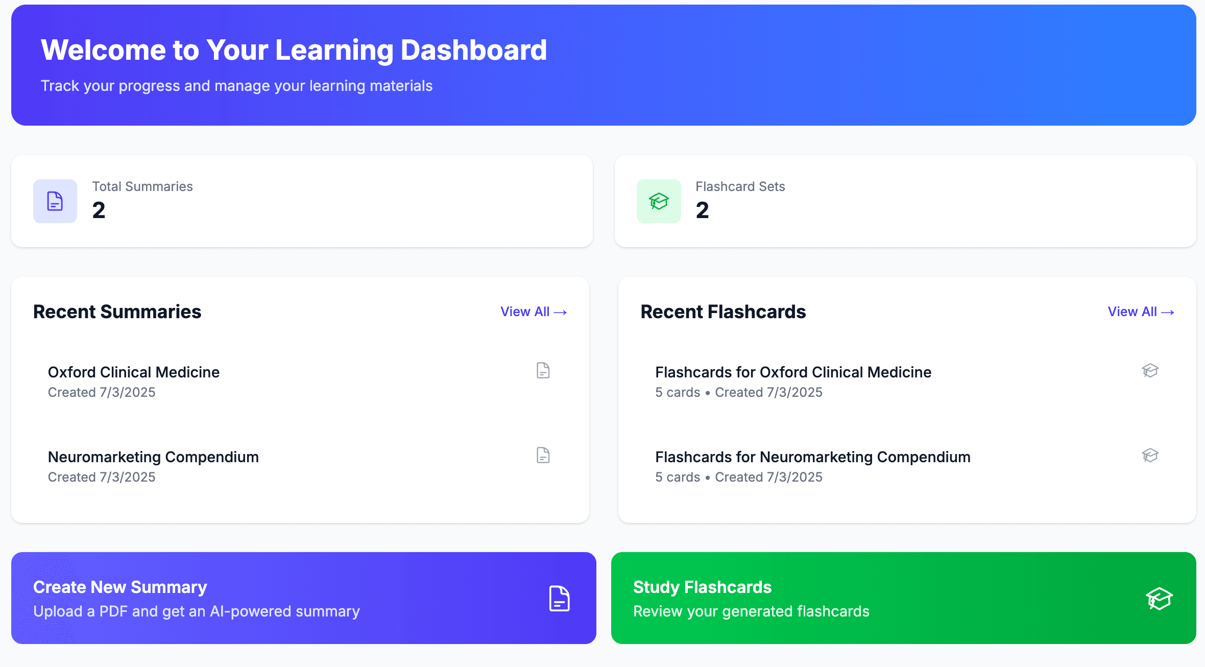 Dashboard Preview